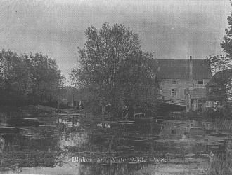 The Mill, River Gipping, Great Blakemham Kindly supplied by Mr & Mrs R Hood