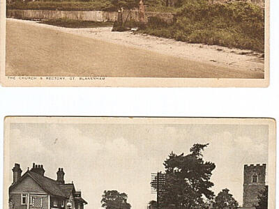 GB postcards x 2