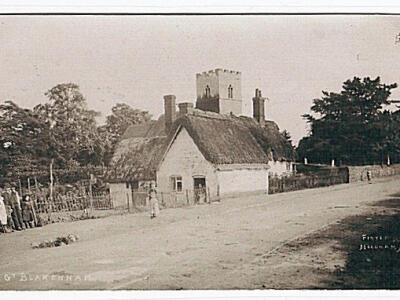 early church and cottage